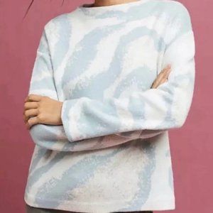 Anthropologie sleeping on snow Marble Swirl Sweater Size XS